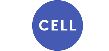 encellin company logo _ dark blue circle behind the white letters. CELL fits in circle.